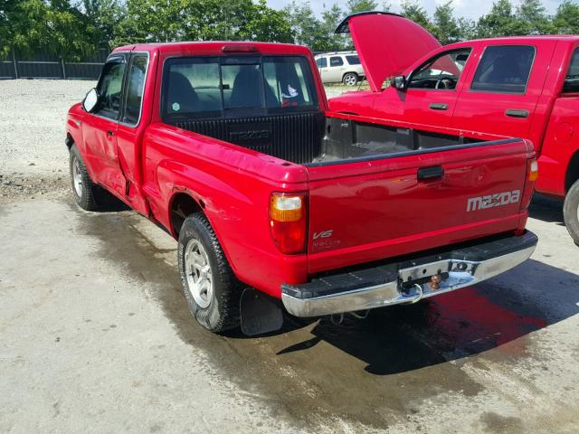 4F4YR46U63TM21371 - 2003 MAZDA B3000 CAB RED photo 3