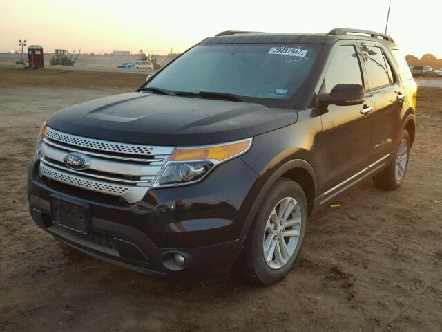 1FM5K8D81DGA62000 - 2013 FORD EXPLORER X BLACK photo 2