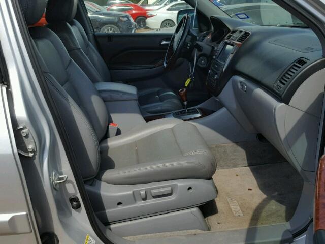 2HNYD18896H515276 - 2006 ACURA MDX TOURIN SILVER photo 5