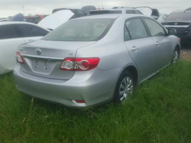 JTDBU4EE3C9178994 - 2012 TOYOTA COROLLA BA SILVER photo 4