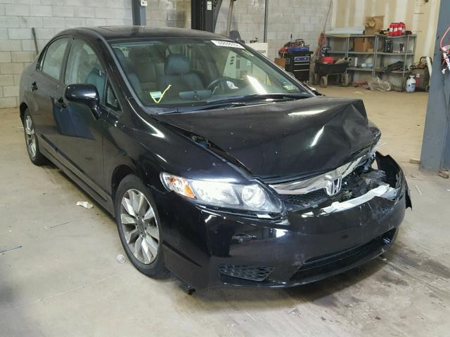 2HGFA1F97BH507075 - 2011 HONDA CIVIC EXL BLACK photo 1