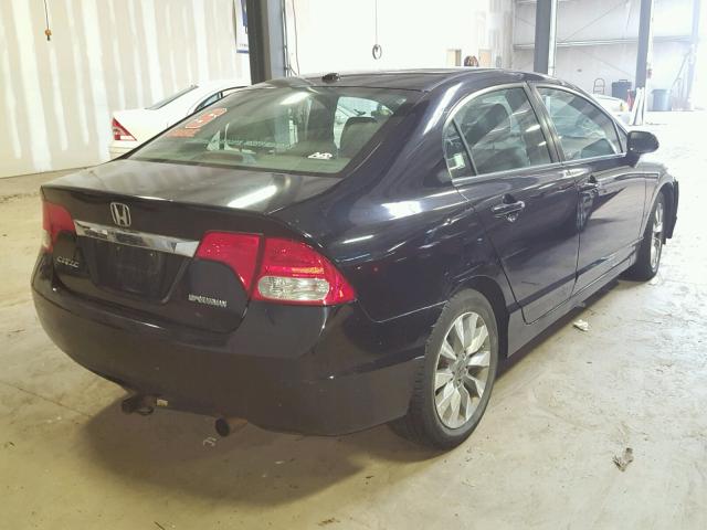 2HGFA1F97BH507075 - 2011 HONDA CIVIC EXL BLACK photo 4