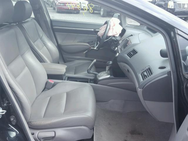 2HGFA1F97BH507075 - 2011 HONDA CIVIC EXL BLACK photo 5