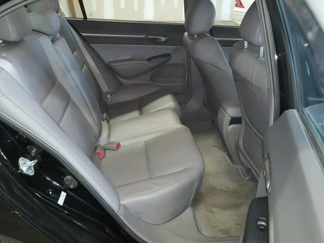 2HGFA1F97BH507075 - 2011 HONDA CIVIC EXL BLACK photo 6