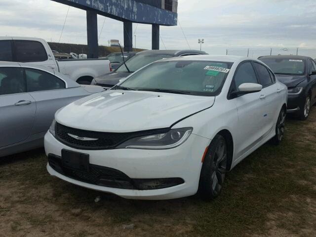 1C3CCCBB4FN634500 - 2015 CHRYSLER 200 S WHITE photo 2