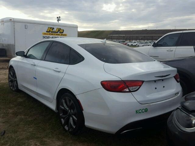 1C3CCCBB4FN634500 - 2015 CHRYSLER 200 S WHITE photo 3