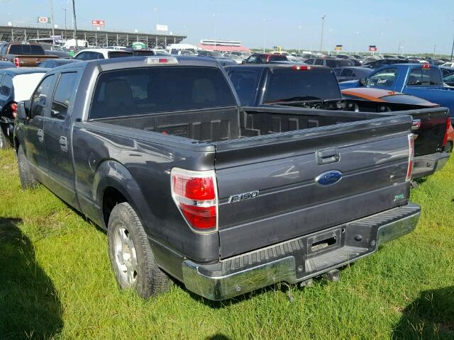 1FTFW1CVXAFA08725 - 2010 FORD F150 SUPER GRAY photo 3