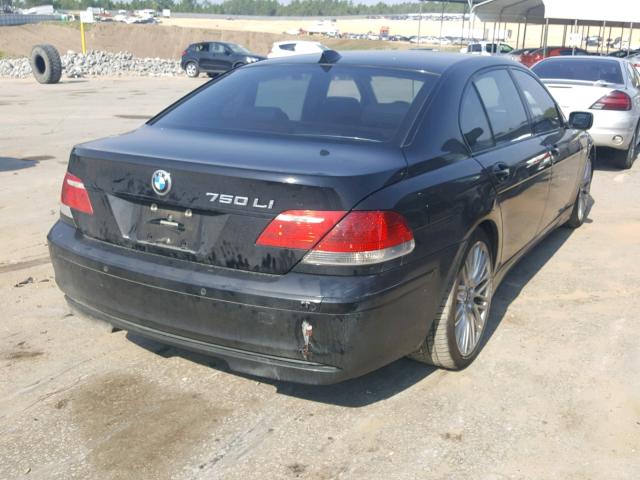 WBAHN835X7DT70110 - 2007 BMW 750 BLACK photo 4