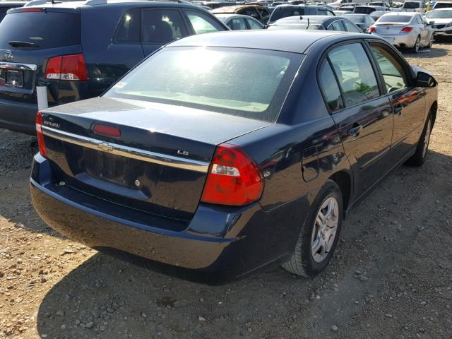 1G1ZS58F27F161439 - 2007 CHEVROLET MALIBU LS Mavi foto 4