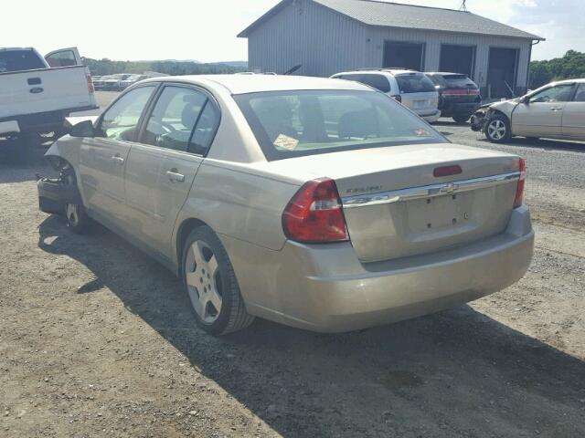 1G1ZS51F06F226944 - 2006 CHEVROLET MALIBU LS ოქროსფერი ფოტო 3