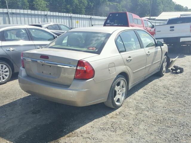 1G1ZS51F06F226944 - 2006 CHEVROLET MALIBU LS ოქროსფერი ფოტო 4