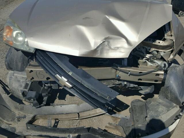 1G1ZS51F06F226944 - 2006 CHEVROLET MALIBU LS ოქროსფერი ფოტო 9