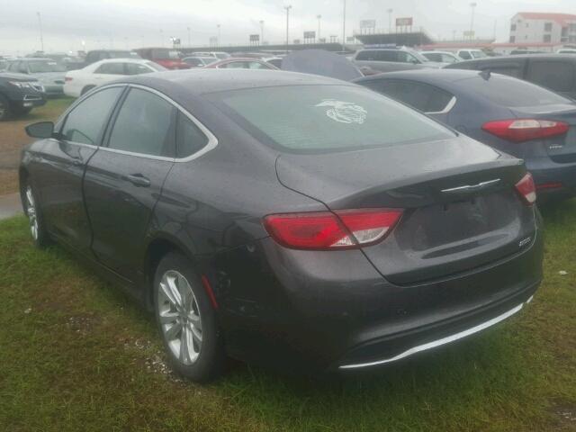 1C3CCCAB7GN115573 - 2016 CHRYSLER 200 GRAY photo 3