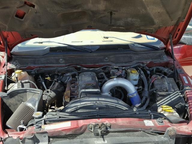 1D7KS28C67J558846 - 2007 DODGE RAM 2500 S მუქწითელი ფოტო 7