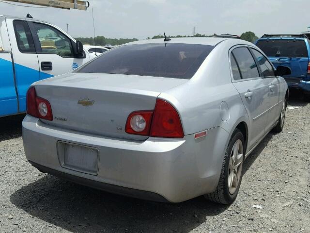 1G1ZG57B39F108753 - 2009 CHEVROLET MALIBU LS 银色 照片 4