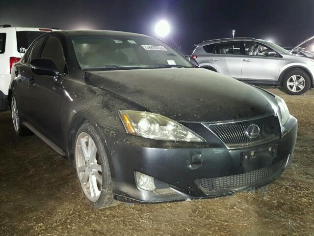 JTHBK262775035900 - 2007 LEXUS IS GRAY photo 1