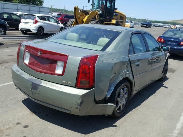 1G6DM57NX30172452 - 2003 CADILLAC CTS GREEN photo 4