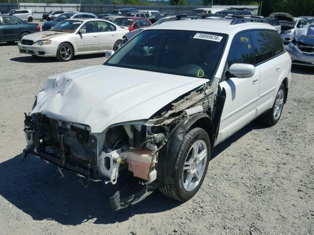 4S4BP84C164308234 - 2006 SUBARU LEGACY OUT WHITE photo 2