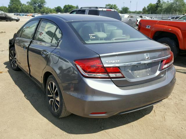 19XFB2F99DE009475 - 2013 HONDA CIVIC EXL 灰色 照片 3