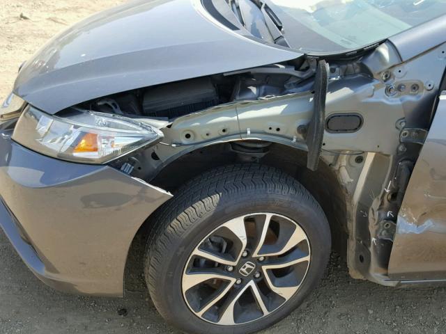 19XFB2F99DE009475 - 2013 HONDA CIVIC EXL 灰色 照片 9