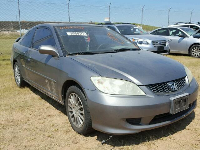 1HGEM229X5L018935 - 2005 HONDA CIVIC EX GRAY photo 1