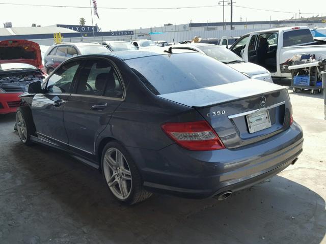 WDDGF56X08F134942 - 2008 MERCEDES-BENZ C 350 GRAY photo 3