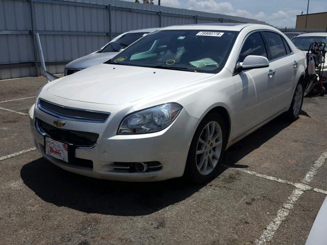 1G1ZE5E75AF160698 - 2010 CHEVROLET MALIBU LTZ WHITE photo 2