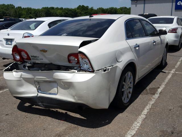 1G1ZE5E75AF160698 - 2010 CHEVROLET MALIBU LTZ WHITE photo 4