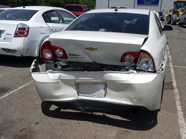 1G1ZE5E75AF160698 - 2010 CHEVROLET MALIBU LTZ WHITE photo 9