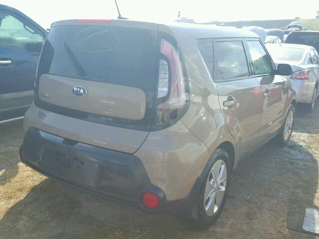 KNDJN2A26G7308325 - 2016 KIA SOUL BROWN photo 4