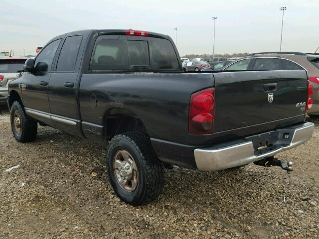 3D7KS28A48G116665 - 2008 DODGE RAM 2500 GRAY photo 3