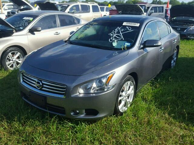 1N4AA5AP8EC492833 - 2014 NISSAN MAXIMA GRAY photo 2