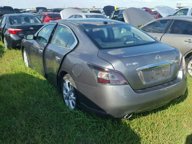 1N4AA5AP8EC492833 - 2014 NISSAN MAXIMA GRAY photo 3