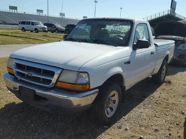 1FTYR10C1YPB93321 - 2000 FORD RANGER WHITE photo 2