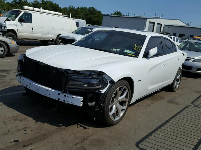 2C3CDXCT7GH356374 - 2016 DODGE CHARGER R/ WHITE photo 2