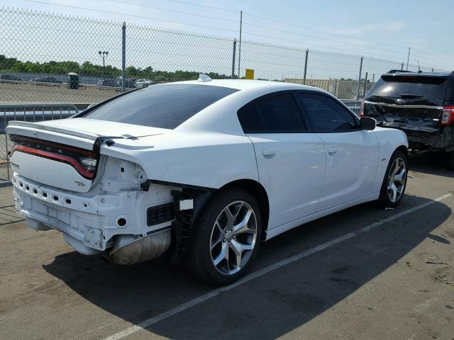 2C3CDXCT7GH356374 - 2016 DODGE CHARGER R/ WHITE photo 4