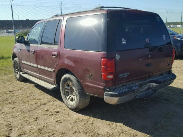 1FMRU15W31LB36066 - 2001 FORD EXPEDITION RED photo 3