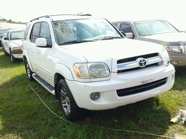 5TDZT38A06S279016 - 2006 TOYOTA SEQUOIA WHITE photo 1