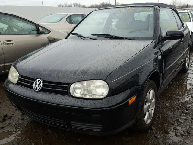 3VWDC21V21M814662 - 2001 VOLKSWAGEN CABRIO GLX 黑色 照片 2