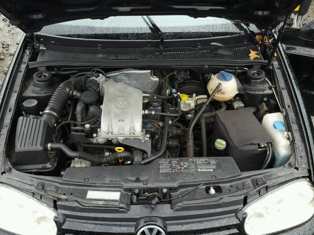 3VWDC21V21M814662 - 2001 VOLKSWAGEN CABRIO GLX 黑色 照片 7