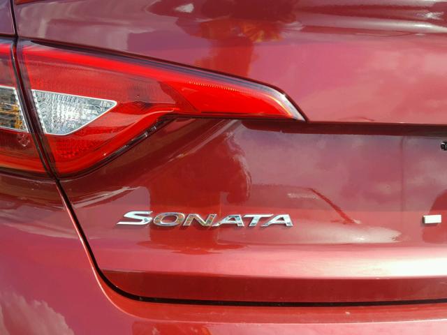 5NPE24AF8GH380793 - 2016 HYUNDAI SONATA SE BURGUNDY photo 9