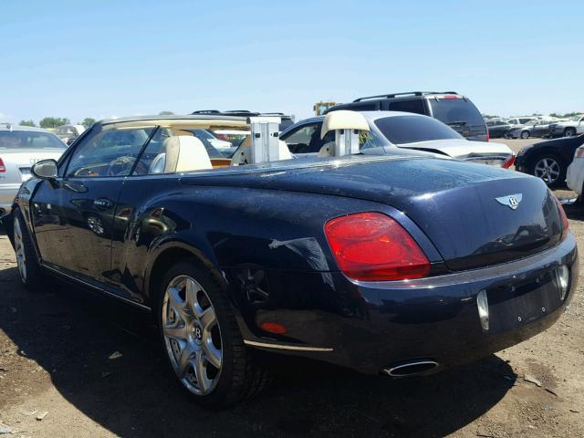 SCBDR33W18C056468 - 2008 BENTLEY CONTINENTA BLUE photo 3