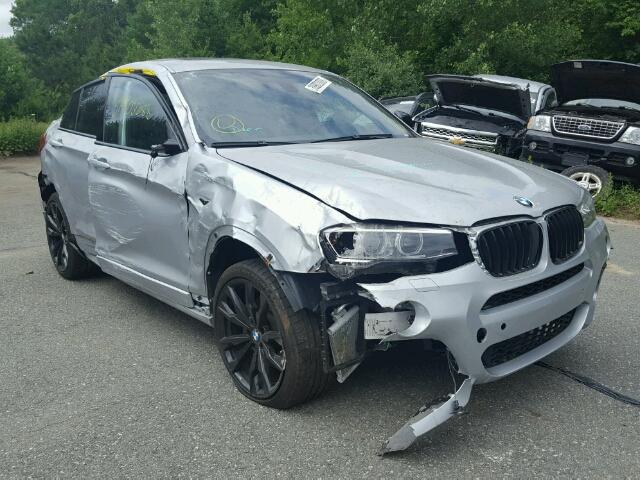 5UXXW7C31H0W63650 - 2017 BMW X4 XDRIVEM SILVER photo 1