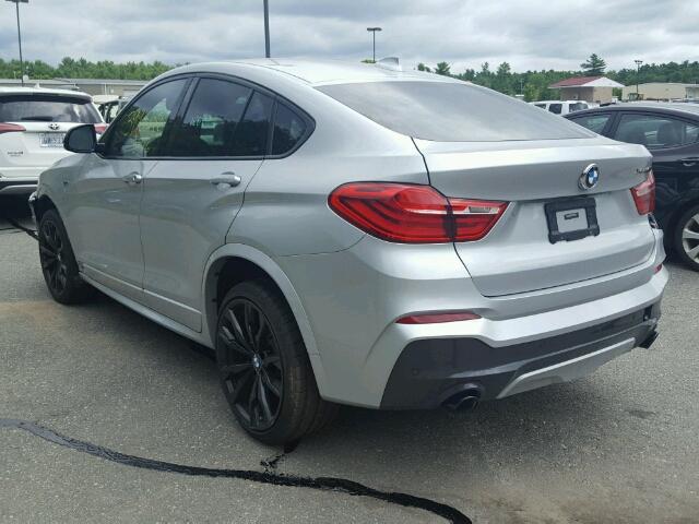 5UXXW7C31H0W63650 - 2017 BMW X4 XDRIVEM SILVER photo 3