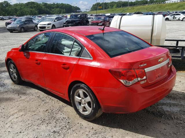 1G1PC5SB4E7359604 - 2014 CHEVROLET CRUZE LT RED photo 3