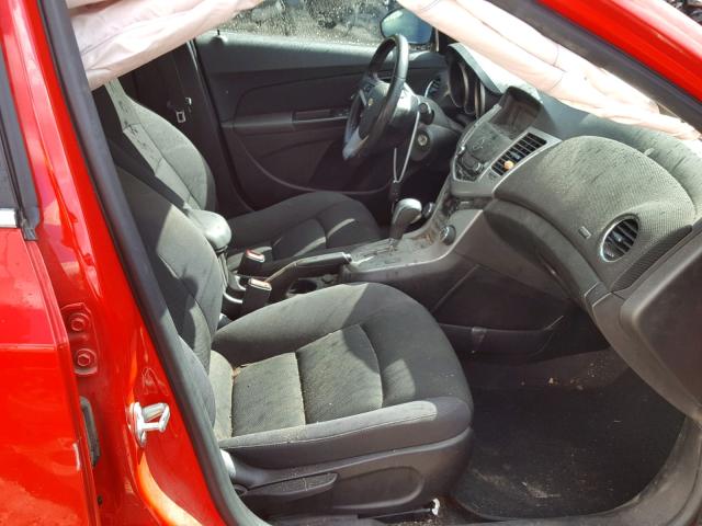 1G1PC5SB4E7359604 - 2014 CHEVROLET CRUZE LT RED photo 5