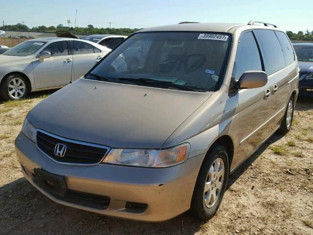 2HKRL18942H505262 - 2002 HONDA ODYSSEY EX BROWN photo 2