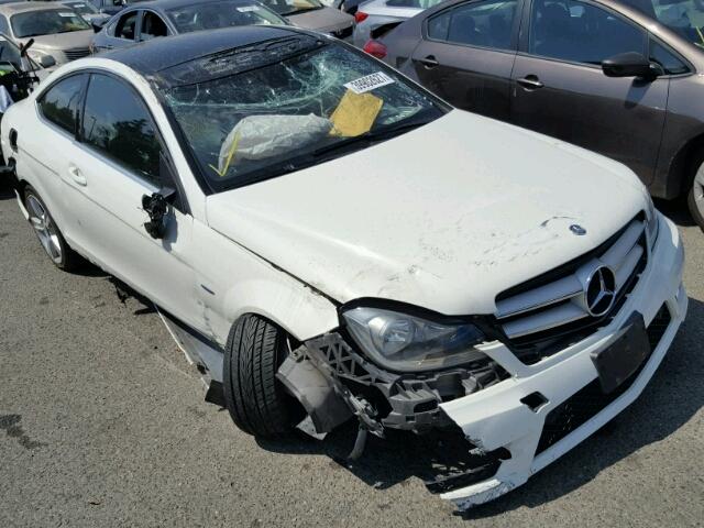 WDDGJ4HB0CF752216 - 2012 MERCEDES-BENZ C 250 WHITE photo 9