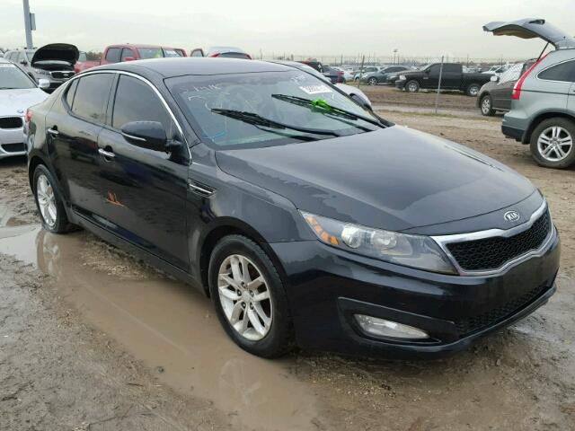 5XXGM4A7XCG055239 - 2012 KIA OPTIMA BLACK photo 1