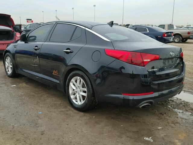 5XXGM4A7XCG055239 - 2012 KIA OPTIMA BLACK photo 3